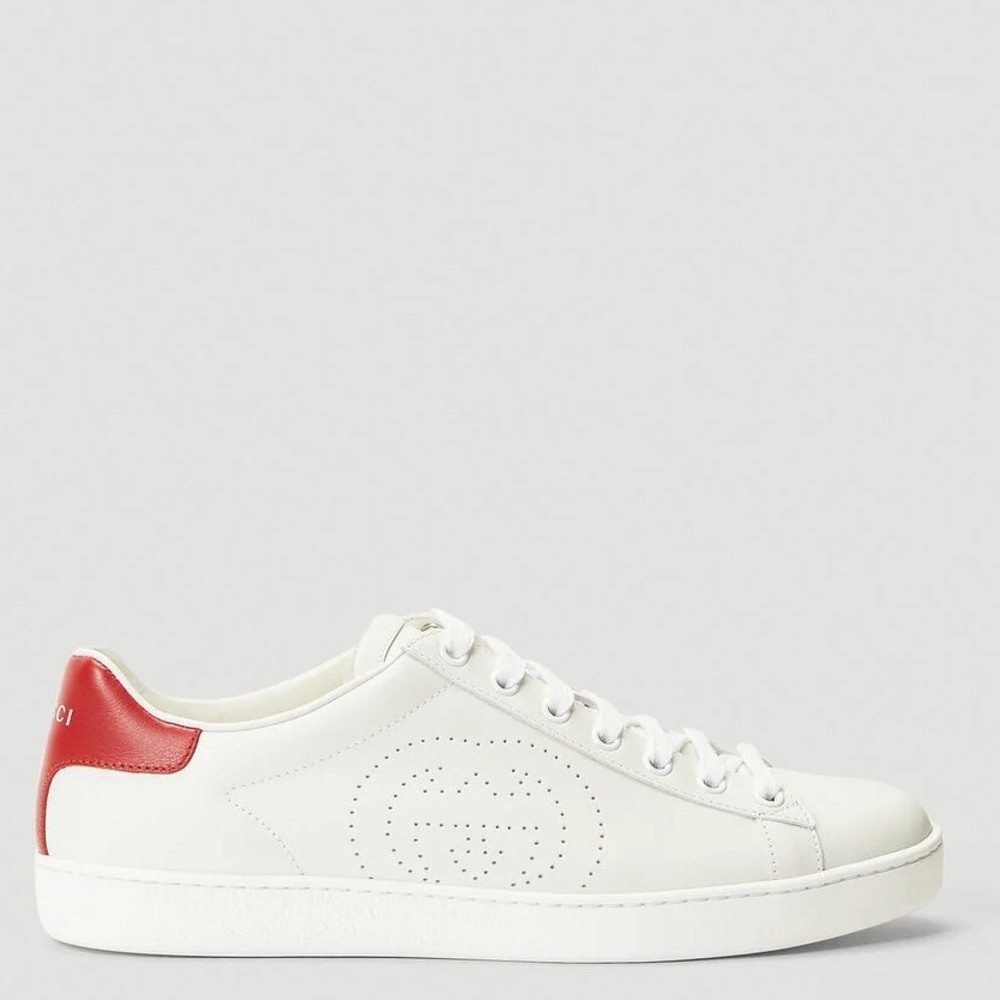 GUCCI ACE interlocking G white sneakers